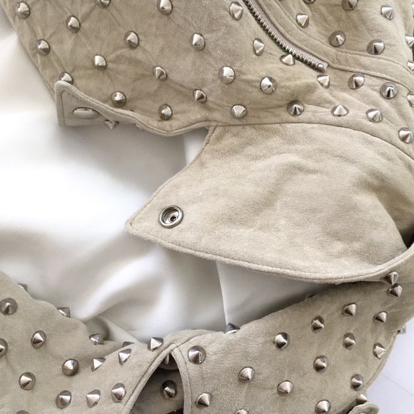 Suede Jacket Spiked